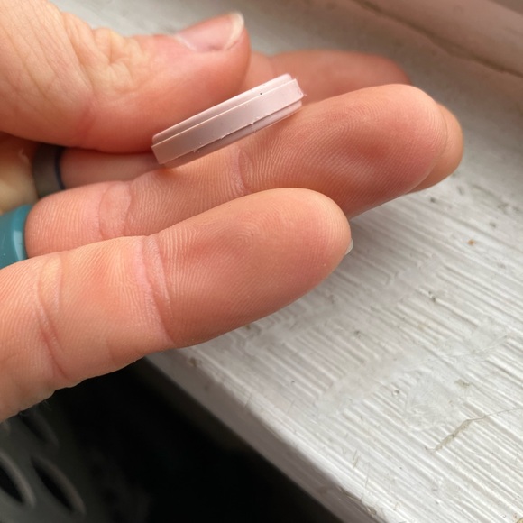 Enso pink Sand thin Silicone Ring - Picture 4 of 8